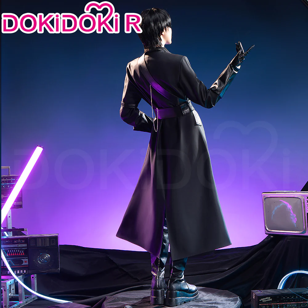 【 Ready For Ship】【Size S-3XL】DokiDoki-R Music Video Cosplay Costume R3 Black Sorrow - Image 7