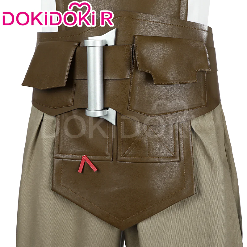 【Size XS-3XL】DokiDoki-R  Game Cosplay Green Man Costume Shaattered The Tiime - Image 3