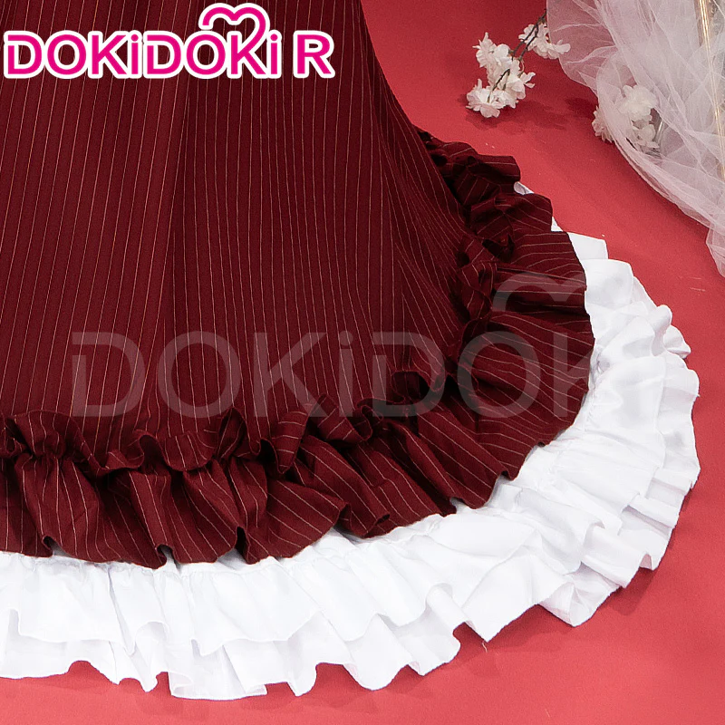 【In Stock】【Size XS-3XL】【In Stock】DokiDoki-R Anime Cosplay Black Butler Kuroshitsuji Ciel Phantomhive Costume Black Tea Cup Dress - Image 5