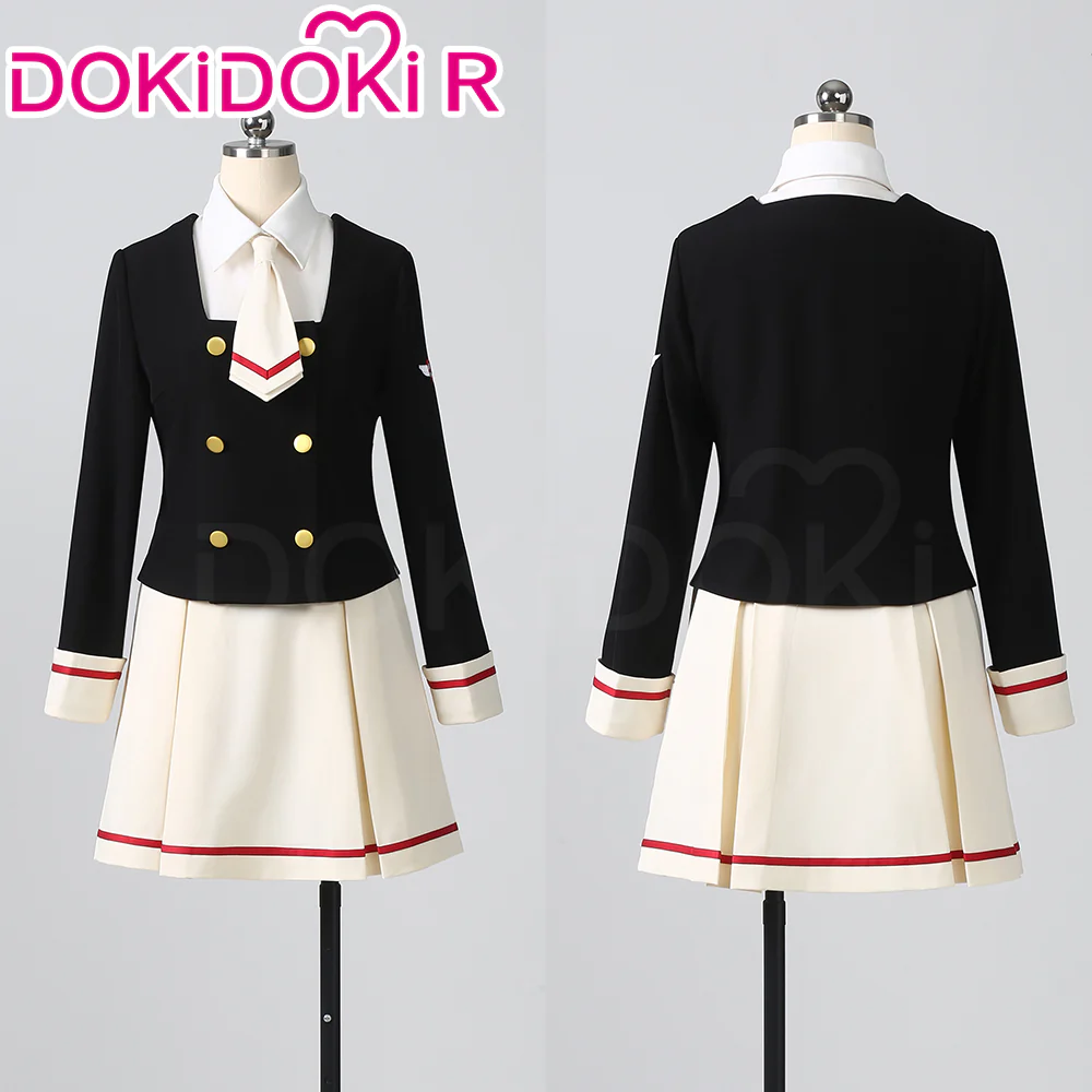 【Size XS-XL】DokiDoki-R Anime Card Captor Sakura Cosplay Middle School Uniform - Image 2
