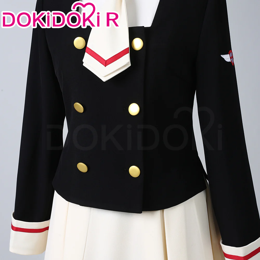 【Size XS-XL】DokiDoki-R Anime Card Captor Sakura Cosplay Middle School Uniform - Image 3