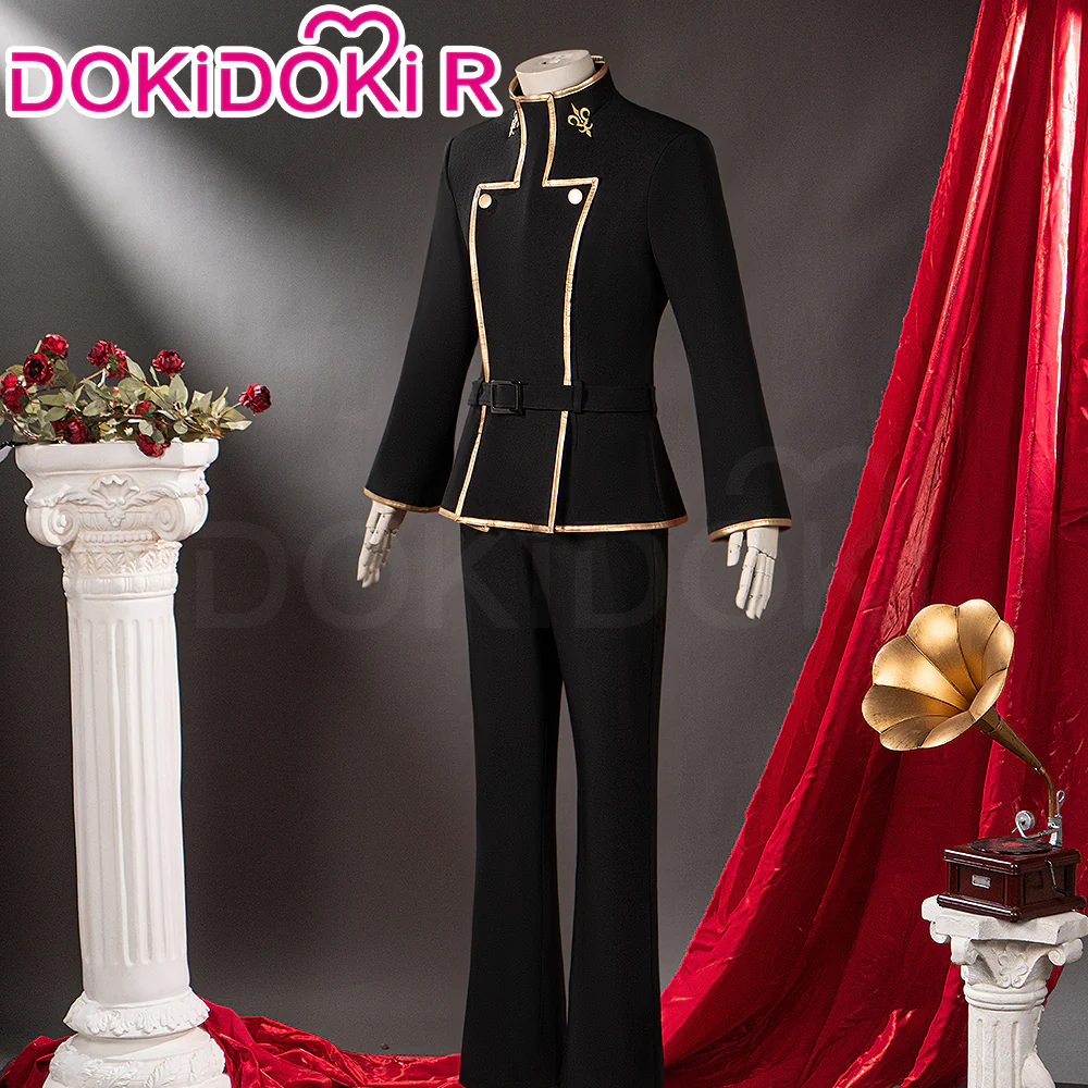 【Size XS-2XL】DokiDoki-R Anime Cosplay Costume Black School Uniform - Image 2