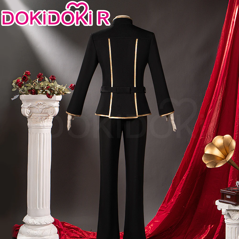 【Size XS-2XL】DokiDoki-R Anime Cosplay Costume Black School Uniform - Image 3