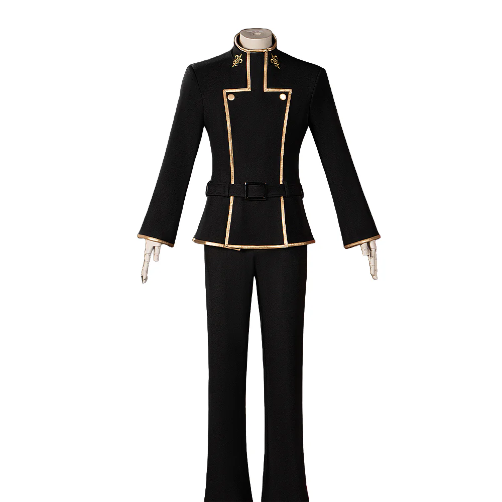 【Size XS-2XL】DokiDoki-R Anime Cosplay Costume Black School Uniform - Image 5