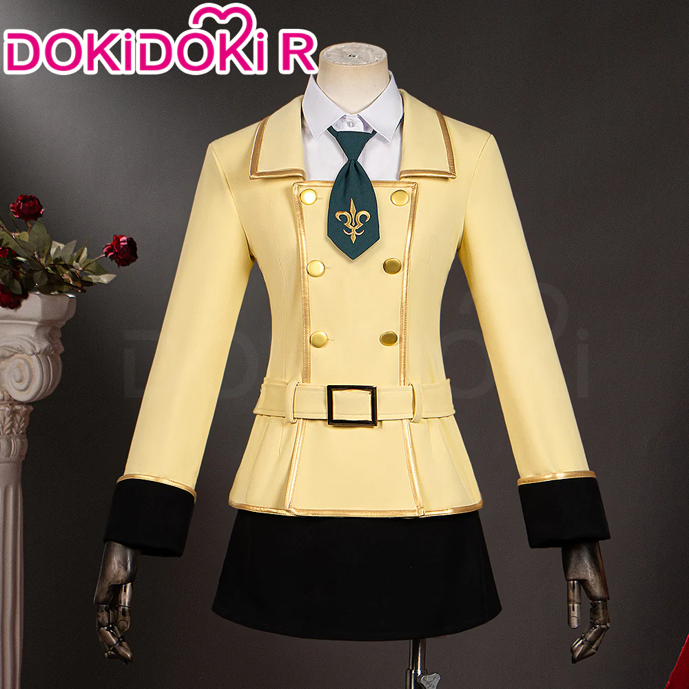 【Size XS-XL】DokiDoki-R Anime Cosplay Costume Yellow Uniform