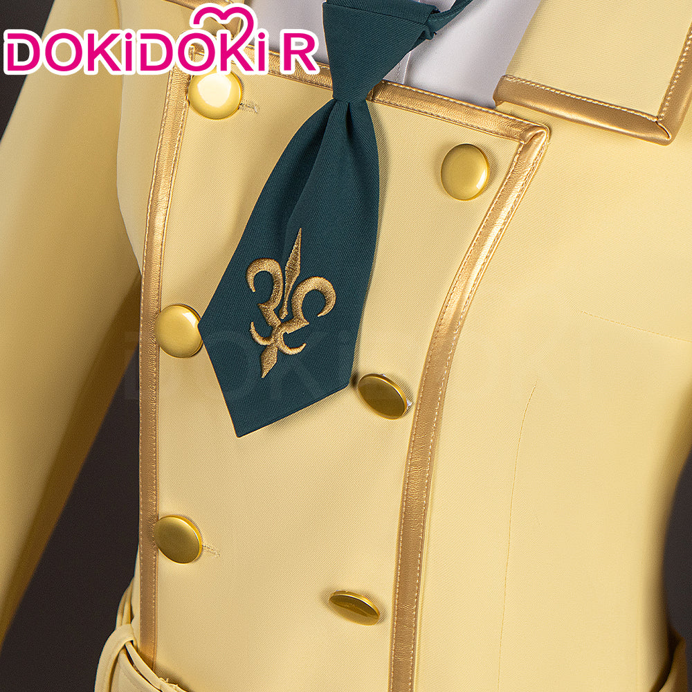 【Size XS-XL】DokiDoki-R Anime Cosplay Costume Yellow Uniform - Image 3