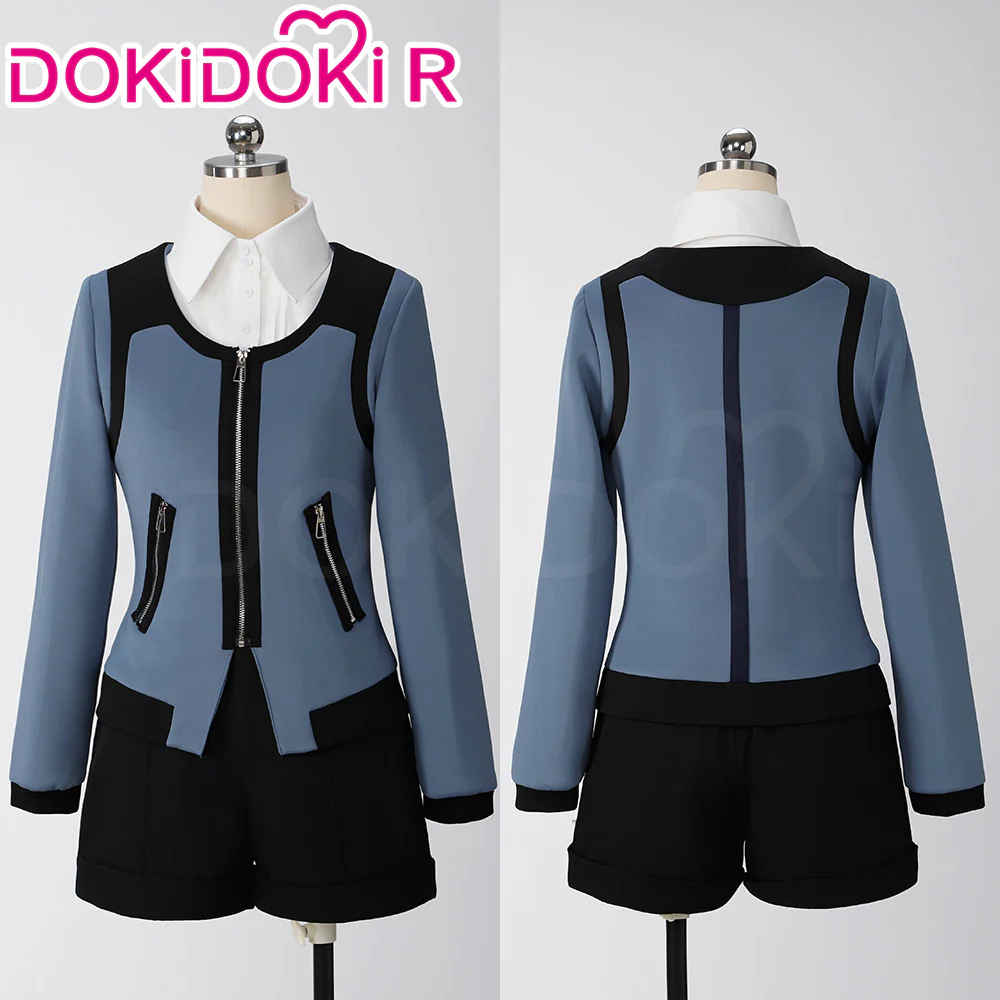 【Size XS-XL】DokiDoki-R Anime Cosplay Blue Costume Halloween - Image 2
