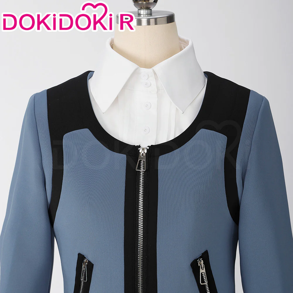 【Size XS-XL】DokiDoki-R Anime Cosplay Blue Costume Halloween - Image 3