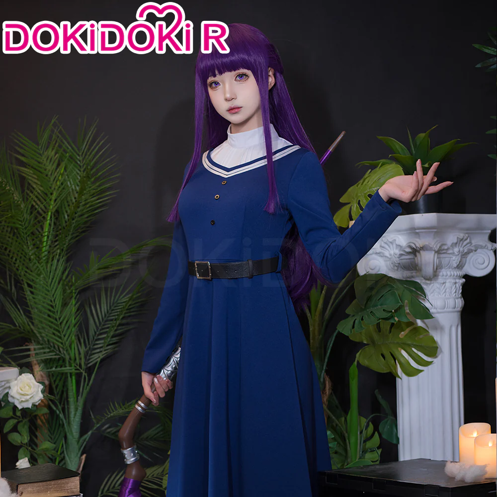 【Size S-XL】DokiDoki-R Anime Cosplay Feern Costume Winter Wear - Image 4