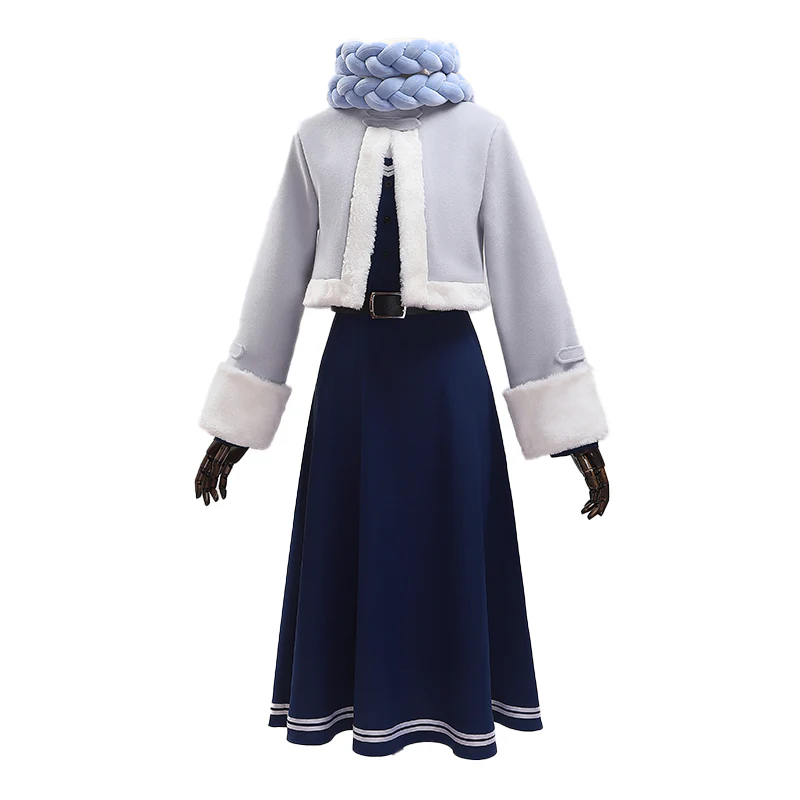 【Size S-XL】DokiDoki-R Anime Cosplay Feern Costume Winter Wear - Image 5