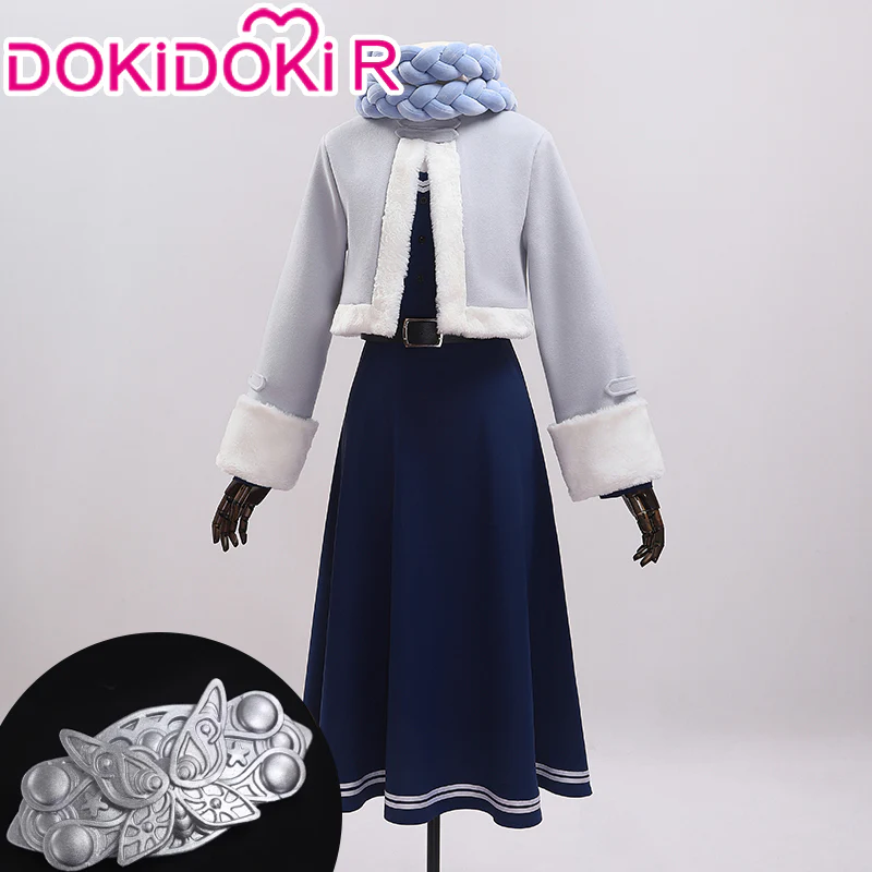 【Size S-XL】DokiDoki-R Anime Cosplay Feern Costume Winter Wear - Image 6