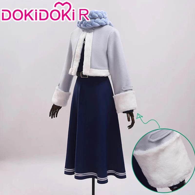 【Size S-XL】DokiDoki-R Anime Cosplay Feern Costume Winter Wear - Image 7