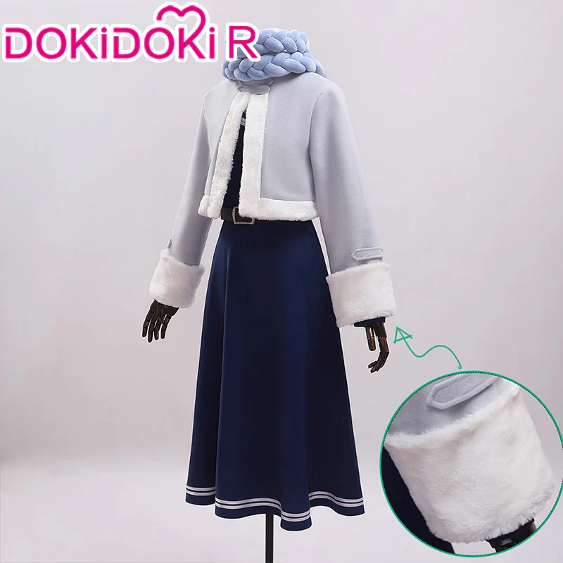 【Size S-XL】DokiDoki-R Anime Cosplay Feern Costume Winter Wear - Image 8