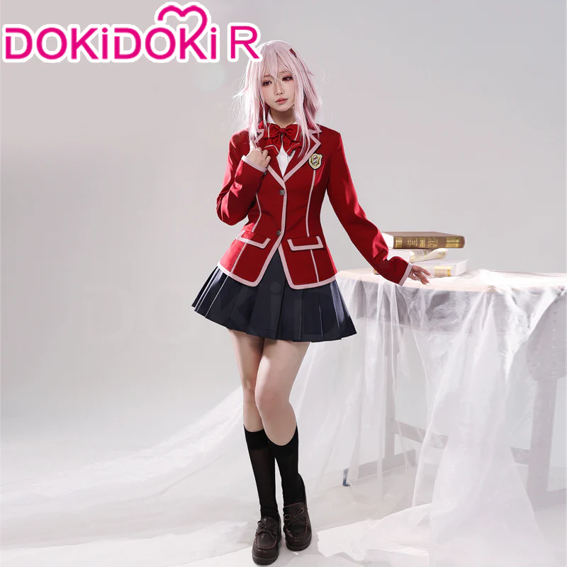 【Size XS-XL】DokiDoki-R Anime Guilty Crown Cosplay Yuzuriha Inori Uniform Costume