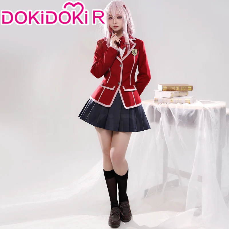 【Size XS-XL】DokiDoki-R Anime Guilty Crown Cosplay Yuzuriha Inori Uniform Costume - Image 2