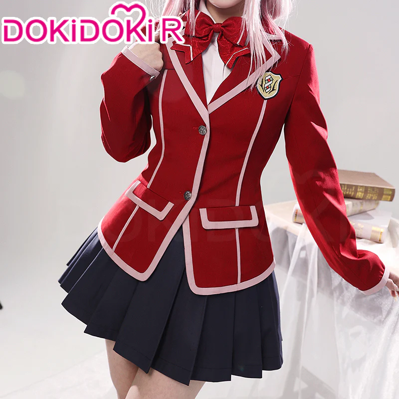 【Size XS-XL】DokiDoki-R Anime Guilty Crown Cosplay Yuzuriha Inori Uniform Costume - Image 3