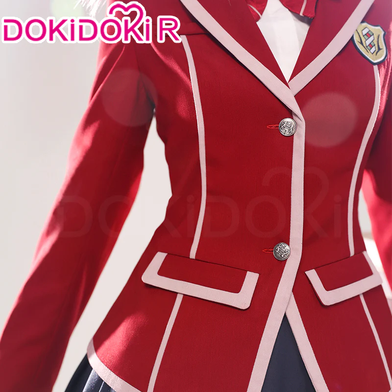 【Size XS-XL】DokiDoki-R Anime Guilty Crown Cosplay Yuzuriha Inori Uniform Costume - Image 4