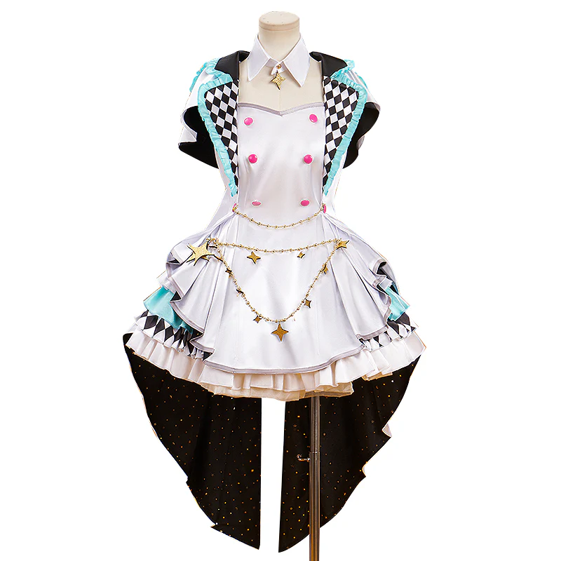 【Size XS-XL】DokiDoki-R Game COLORFUL STAGE! Cosplay  Band Costume - Image 5
