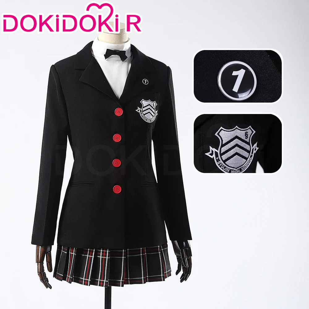【Size XS-XL】DokiDoki-R Game Cosplay Costume Women Uniform