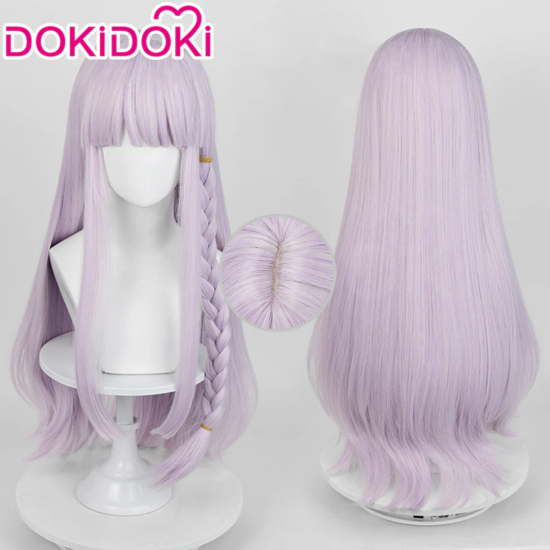 【Wig Ready For Ship】【Size XS-XL】DokiDoki-R Game Cosplay Black Dress Suit Costume - Image 7