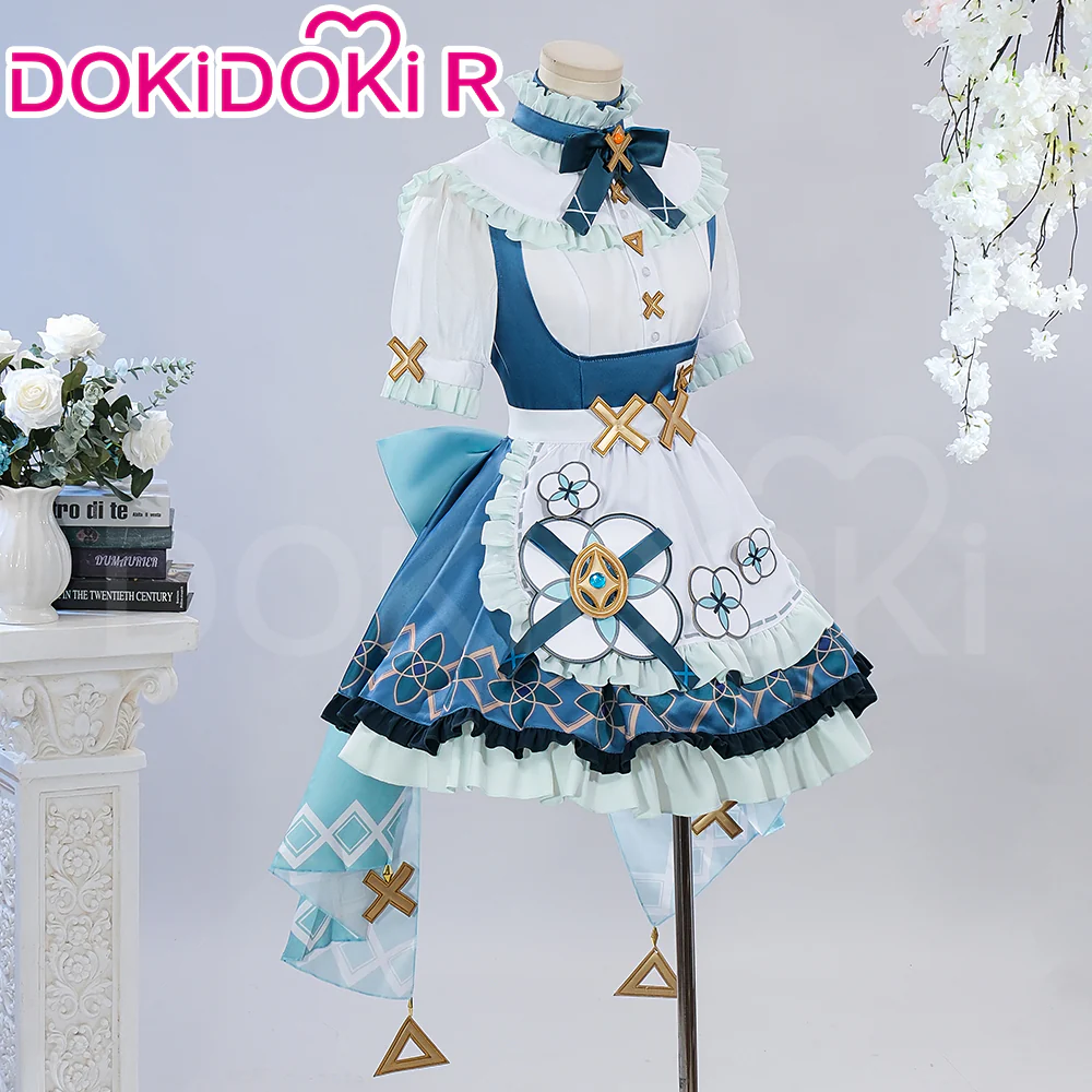 【Partially Ready for ship】【Size XS-XL】DokiDoki-R Game Genshin Impact × Cafe in Seoul Cosplay Faruzan Costume Maid - Image 2