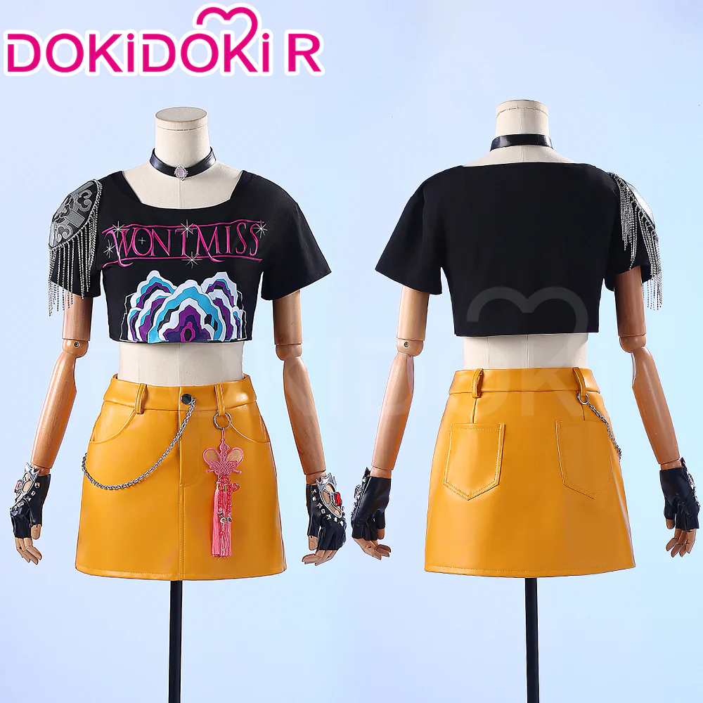 【Ready For Ship】【Size XS-XL】【Last Batch】DokiDoki-R Movie Anime KPOP KILLER Cosplay Costume YELLOW SERIES - Image 3