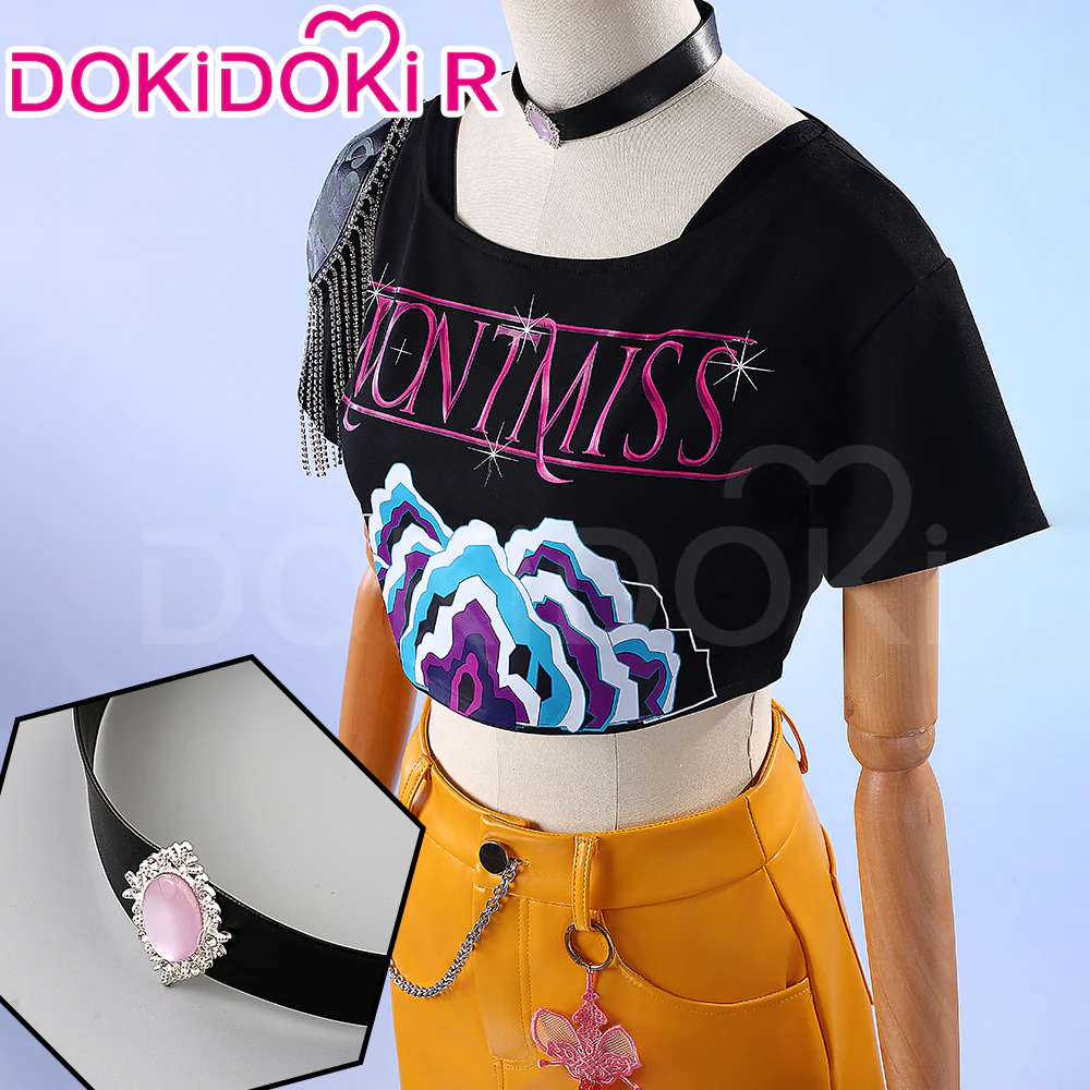 【Ready For Ship】【Size XS-XL】【Last Batch】DokiDoki-R Movie Anime KPOP KILLER Cosplay Costume YELLOW SERIES - Image 4