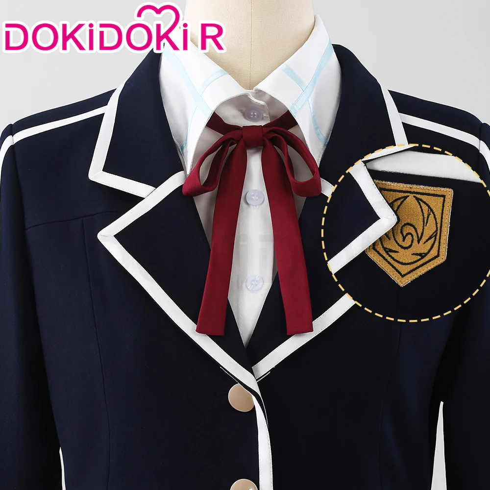 【Size XS-XL】DokiDoki-R Anime Sword Art Online Cosplay Yuuki Asuna School Uniform Costume SAO - Image 2