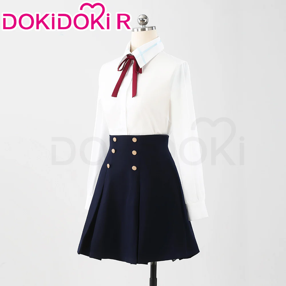 【Size XS-XL】DokiDoki-R Anime Sword Art Online Cosplay Yuuki Asuna School Uniform Costume SAO - Image 4