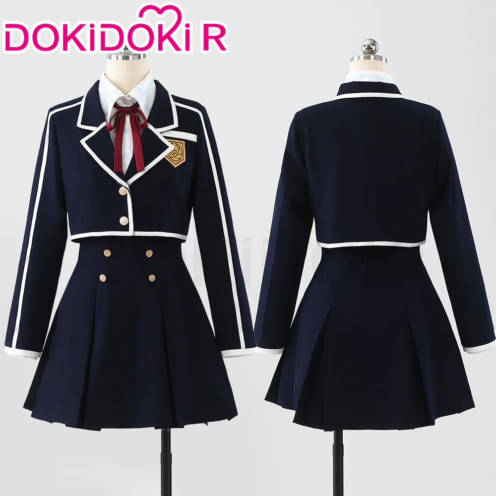 【Size XS-XL】DokiDoki-R Anime Sword Art Online Cosplay Yuuki Asuna School Uniform Costume SAO - Image 5