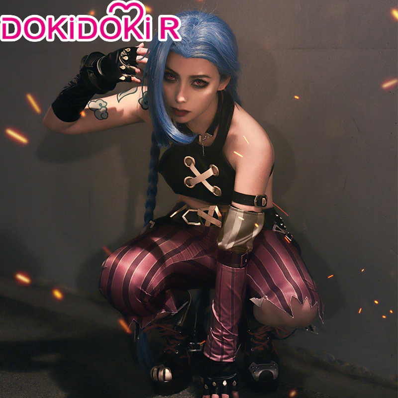【Ready For Ship】【Size XS-2XL 】DokiDoki-R Game Cosplay Cosplay Costume / Tattoo Sticker - Image 4