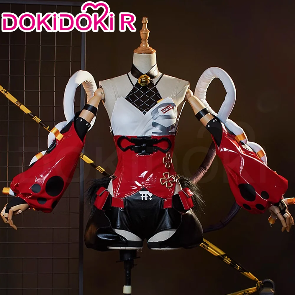 【Size XS-2XL】Dokidoki-R Game Zenless Zone Zero Cosplay Nekomiya Mana Costume Nekomata