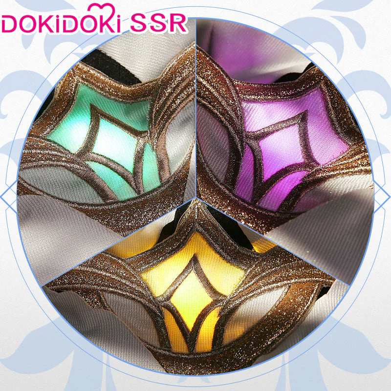 【US/EU LOCAL SHIPPING 】【3 Diffrent Lights】DokiDoki-SSR Game Genshin Impact Traveler Lumine Cosplay Costume / Wig Ying - Image 3