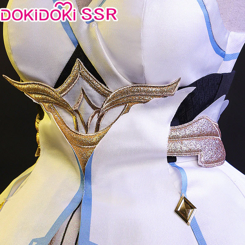 【US/EU LOCAL SHIPPING 】【3 Diffrent Lights】DokiDoki-SSR Game Genshin Impact Traveler Lumine Cosplay Costume / Wig Ying - Image 5