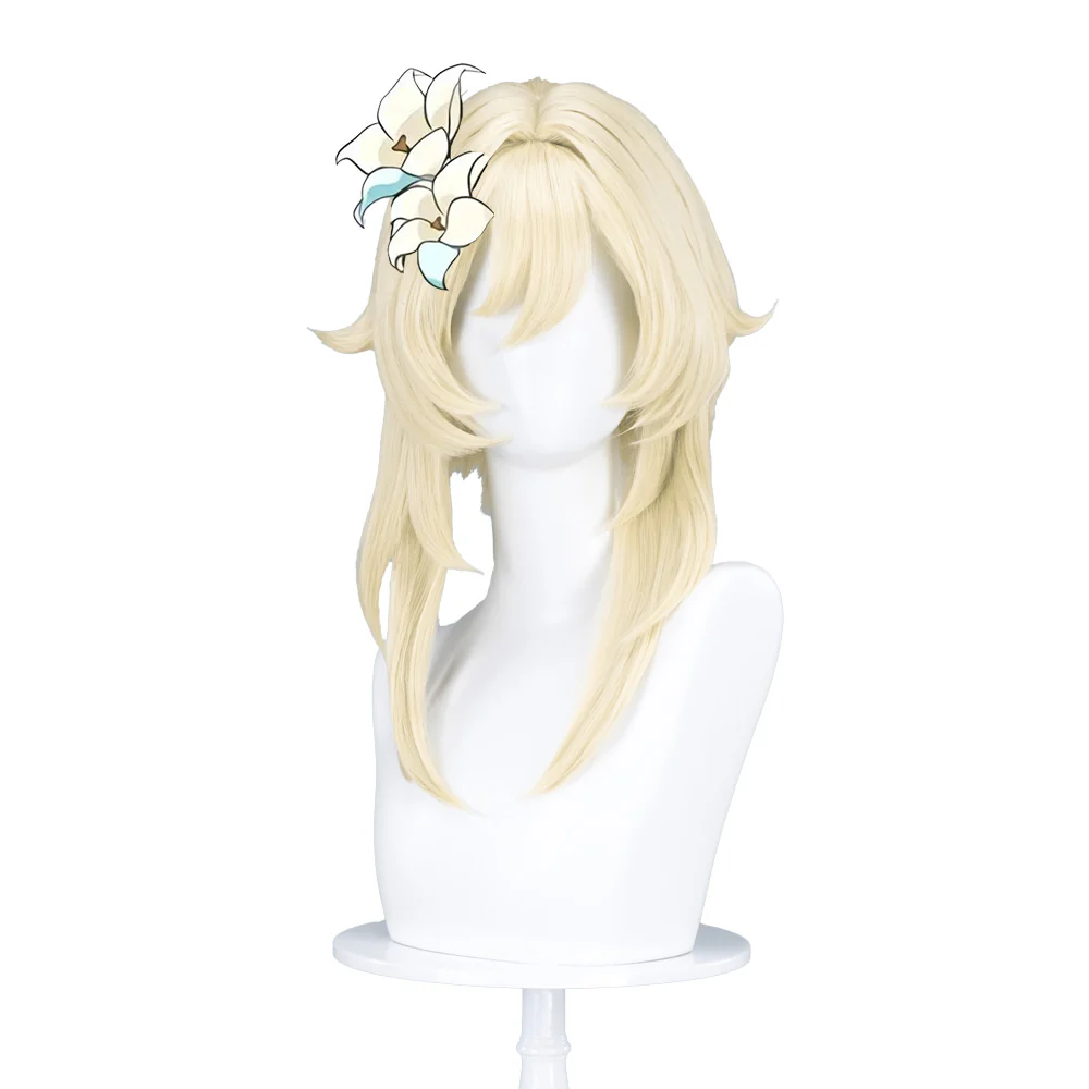 【US/EU LOCAL SHIPPING 】【3 Diffrent Lights】DokiDoki-SSR Game Genshin Impact Traveler Lumine Cosplay Costume / Wig Ying - Image 7