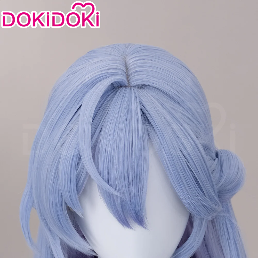 【US/EU LOCAL SHIPPING 】DokiDoki Game Honkai: Star Rail Cosplay Robin Wig Long Curly Blue Gradient Hair - Image 4