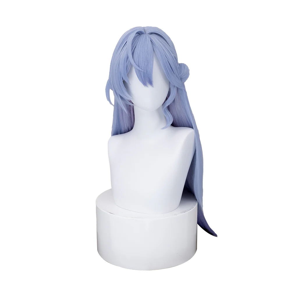 【US/EU LOCAL SHIPPING 】DokiDoki Game Honkai: Star Rail Cosplay Robin Wig Long Curly Blue Gradient Hair - Image 5