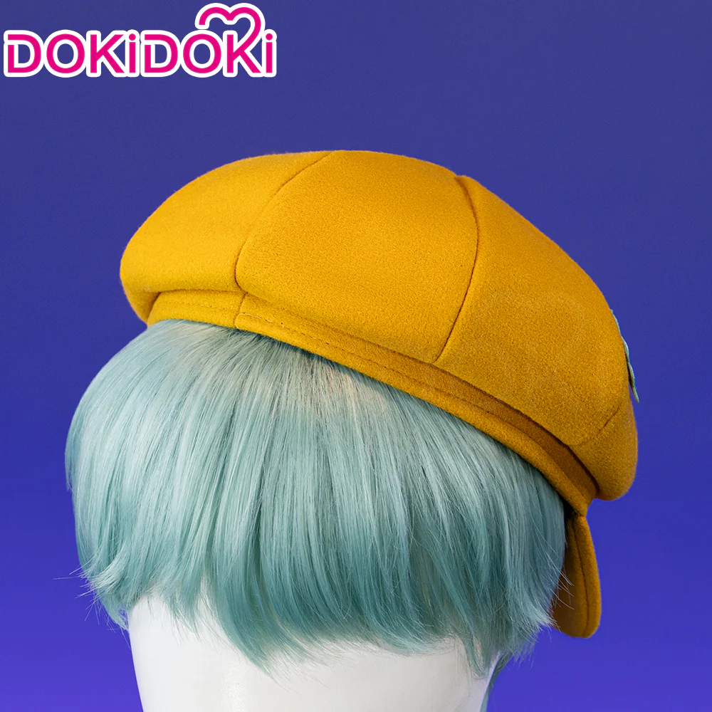 【Ready For Ship】DokiDoki Movie Anime Cosplay Men Wig / Hat Short Straight Green Hair - Image 7