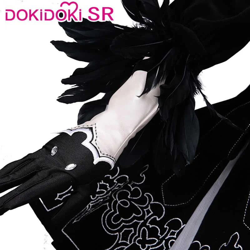 【US/EU LOCAL SHIPPING】DokiDoki-SR Cosplay Game Cosplay  Cosplay Black Dress Costume Women - Image 5