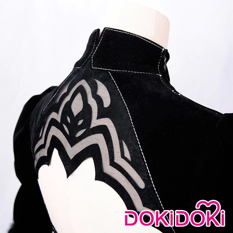 【US/EU LOCAL SHIPPING】DokiDoki-SR Cosplay Game Cosplay  Cosplay Black Dress Costume Women - Image 6