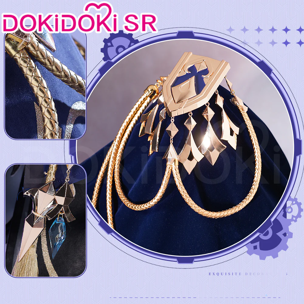 【US LOCAL SHIPPING 】 【DokiDoki-SR Game Genshin Impact Cosplay Fontaine Clorinde Costume Women - Image 4