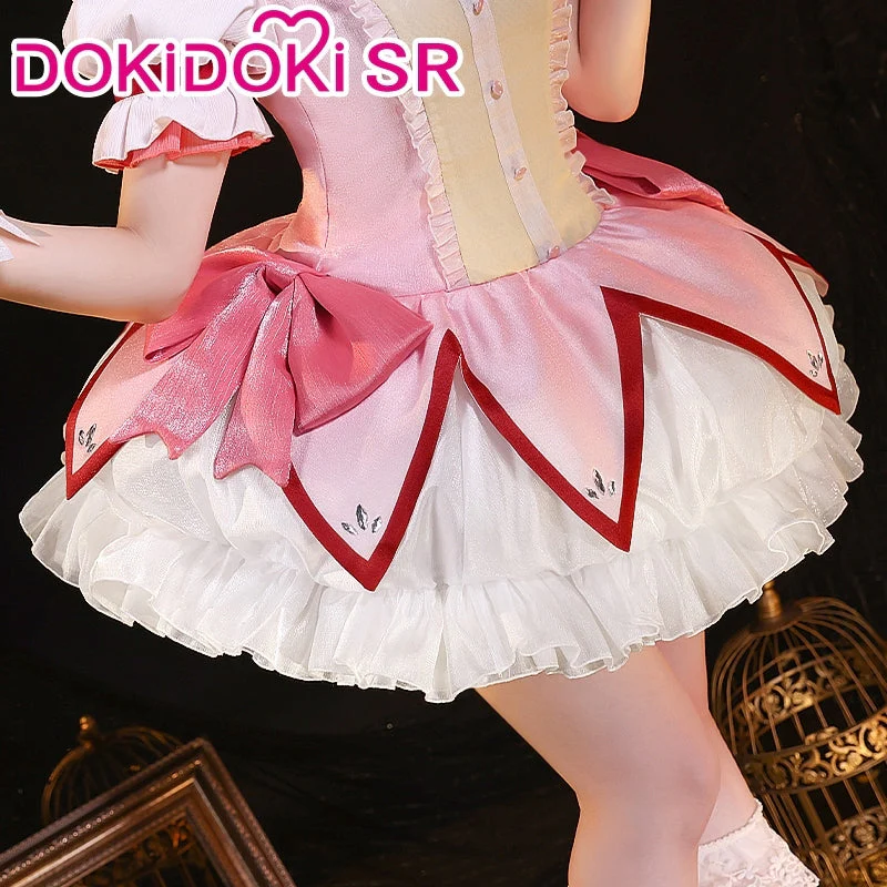 【US/EU LOCAL SHIPPING】【Size S-2XL】DokiDoki-SR Anime Cosplay Costume / Wig Pink Battle Dress Cute - Image 3