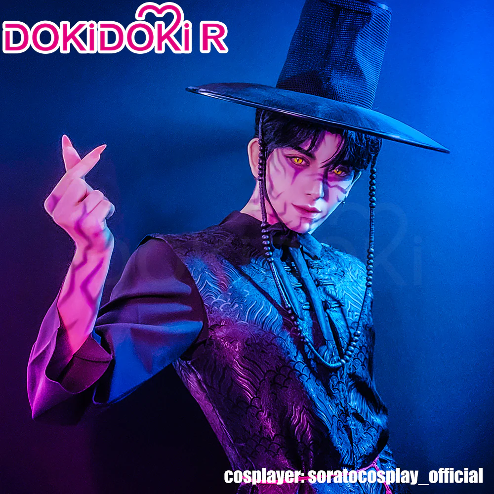 【US/EU LOCAL SHIPPING 】【Size S-3XL】DokiDoki-R Movie Anime KPOP KILLER Cosplay Black Costume