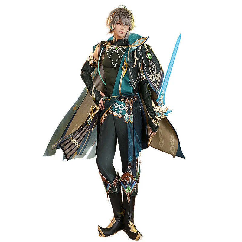 【US/EU LOCAL SHIPPING 】【Size S-3XL】DokiDoki-SR Game Genshin Impact Al Haitham Cosplay Costume / Wig Shu Sumeru Alhaitham - Image 6