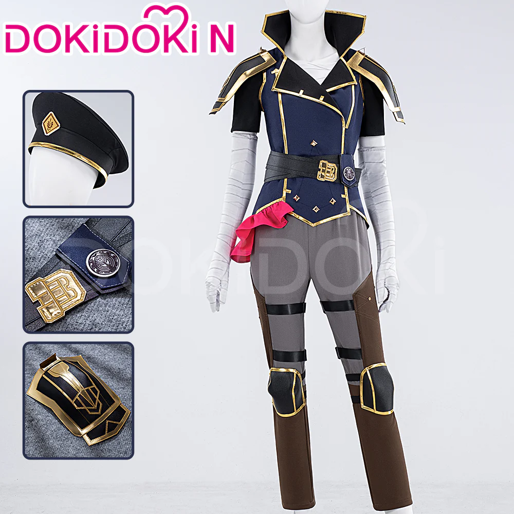 【US LOCAL SHIPPING 】【Size XS-3XL】DokiDoki-N Game Cosplay Cosplay Costume Bule White