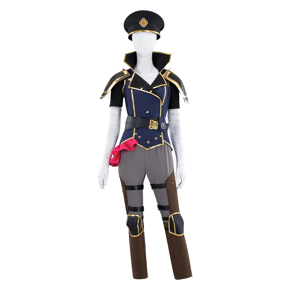 【US LOCAL SHIPPING 】【Size XS-3XL】DokiDoki-N Game Cosplay Cosplay Costume Bule White - Image 6
