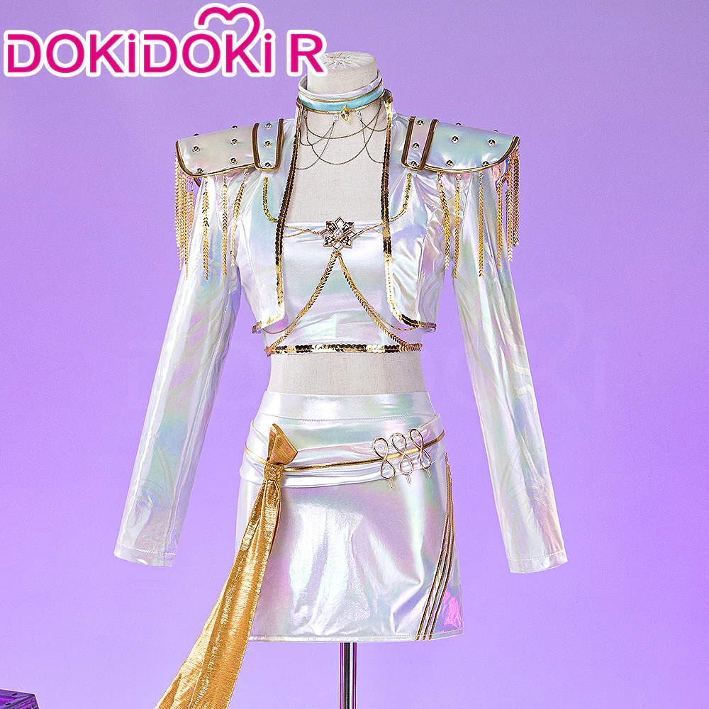 【US LOCAL SHIPPING 】【Size XS-3XL】【Last Batch】DokiDoki-R Movie Anime KPOP KILLER Cosplay Costume WHITE SERIES - Image 9