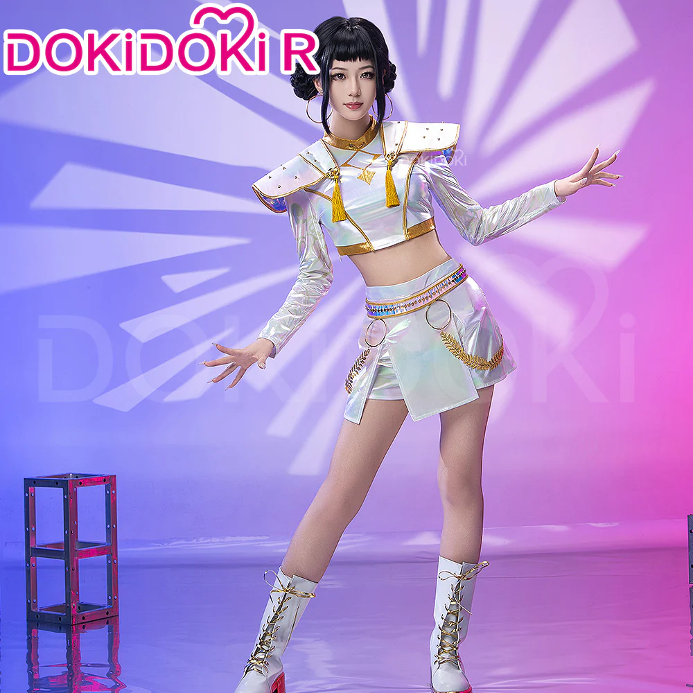 【US LOCAL SHIPPING 】【Size XS-3XL】【Last Batch】DokiDoki-R Movie Anime KPOP KILLER Cosplay Costume WHITE SERIES - Image 3