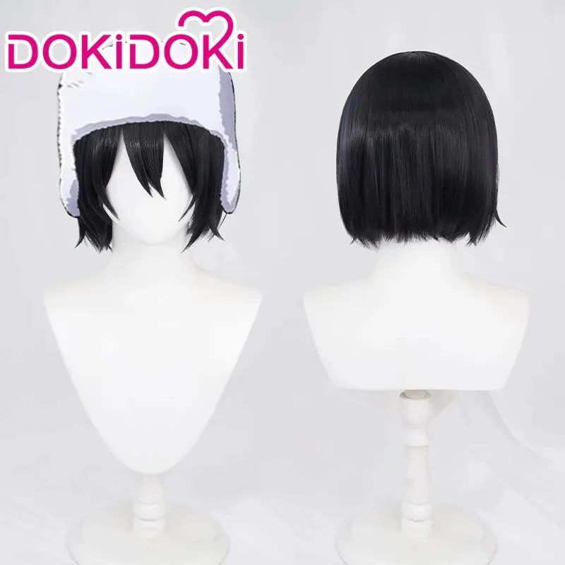 【Ready For Ship】DokiDoki Anime Cosplay Wig Short Straight Dark Hair/ Hat